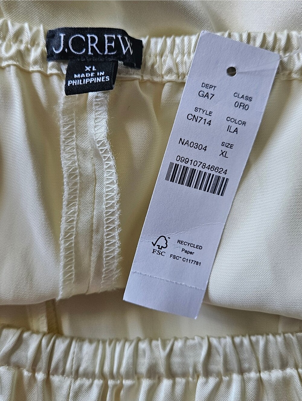 J.Crew Cosmo Pant in Luster Charmeuse - Picture 9 of 9